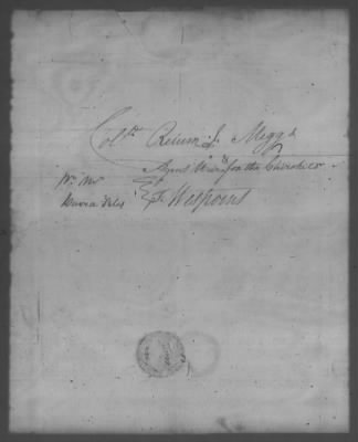 Thumbnail for Correspondence And Miscellaneous Records > 1805