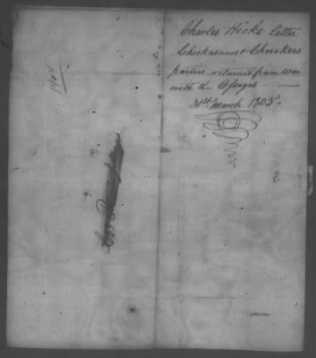 Thumbnail for Correspondence And Miscellaneous Records > 1805