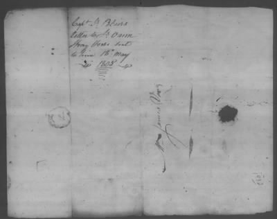 Thumbnail for Correspondence And Miscellaneous Records > 1805