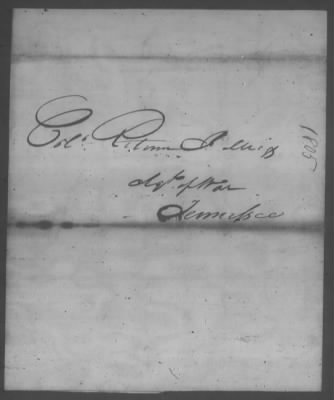 Thumbnail for Correspondence And Miscellaneous Records > 1805