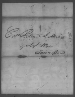 Correspondence And Miscellaneous Records > 1805