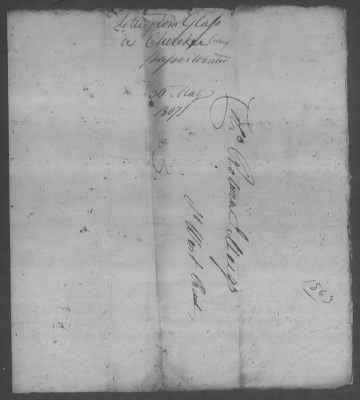 Thumbnail for Correspondence And Miscellaneous Records > 1807