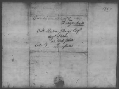 Thumbnail for Correspondence And Miscellaneous Records > 1807