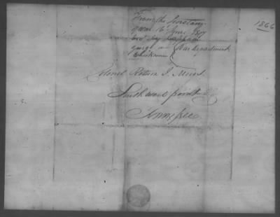 Thumbnail for Correspondence And Miscellaneous Records > 1807