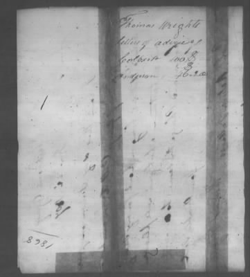 Thumbnail for Correspondence And Miscellaneous Records > 1807