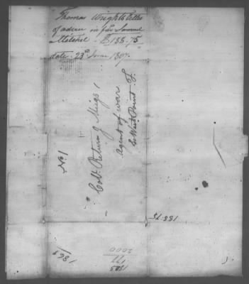 Thumbnail for Correspondence And Miscellaneous Records > 1807