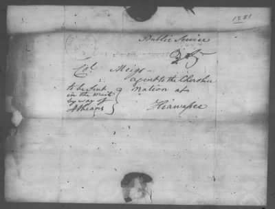 Thumbnail for Correspondence And Miscellaneous Records > 1807