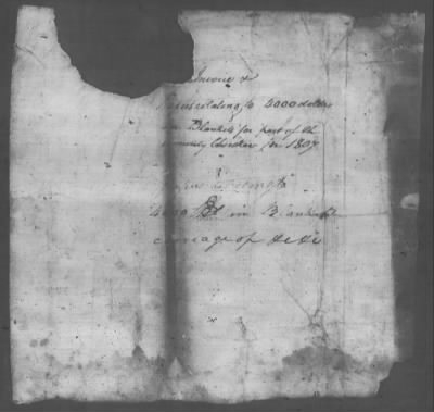 Thumbnail for Correspondence And Miscellaneous Records > 1807