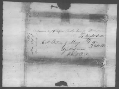 Thumbnail for Correspondence And Miscellaneous Records > 1807