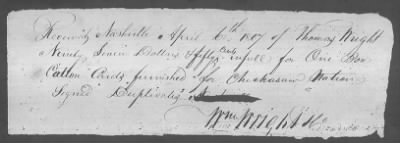 Thumbnail for Correspondence And Miscellaneous Records > 1807