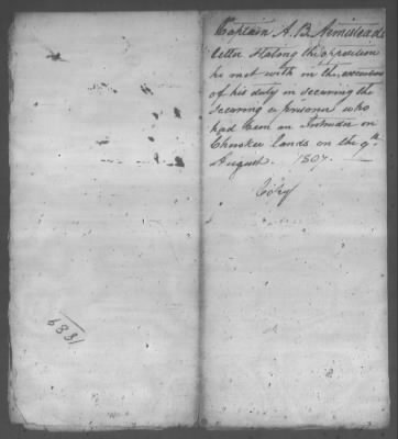 Thumbnail for Correspondence And Miscellaneous Records > 1807