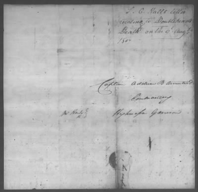 Thumbnail for Correspondence And Miscellaneous Records > 1807