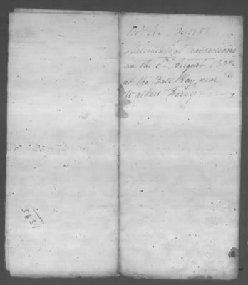 Thumbnail for Correspondence And Miscellaneous Records > 1807