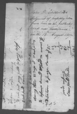 Thumbnail for Correspondence And Miscellaneous Records > 1807