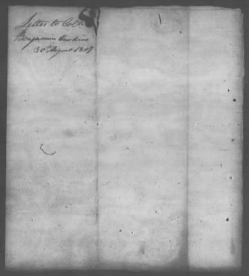 Thumbnail for Correspondence And Miscellaneous Records > 1807