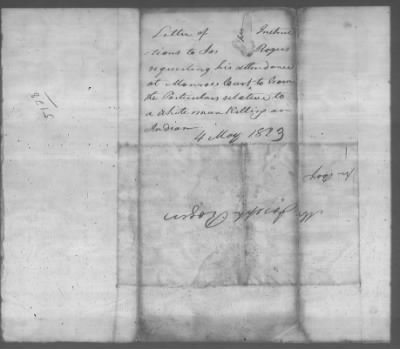 Thumbnail for Correspondence And Miscellaneous Records > 1823