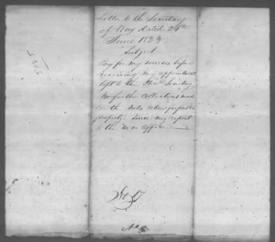 Thumbnail for Correspondence And Miscellaneous Records > 1823