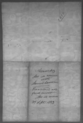 Correspondence And Miscellaneous Records > 1823