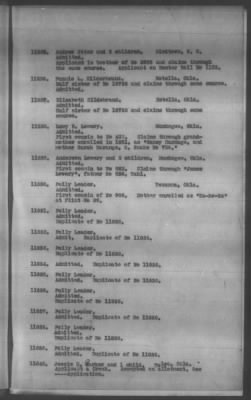 Thumbnail for Report Submitted By Guion Miller, Special Commissioner, May 28, 1909 > Volume 4, Applications 11,001-16,000