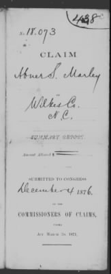 Thumbnail for Wilkes > Abner S. Marley (18073)