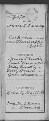 Coahoma > Nancy L. Lindsley (7374)