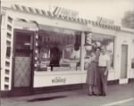 Thumbnail for Jerry Cooper (and wife Pearl) in front of his Barbershop in Eagle Rock, CA