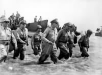 MacArthur Lands at Leyte, Philippines