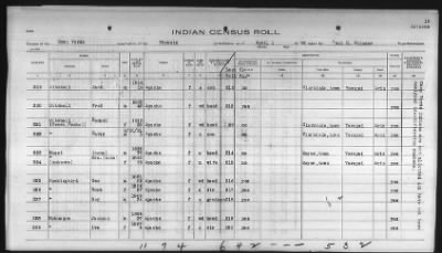 Thumbnail for Pima, Apache, Mohave-Apache of Camp Verde, Fort McDowell, and Salt River Reservations > 1932 - 1933