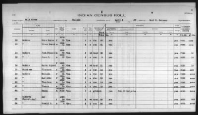 Thumbnail for Pima, Apache, Mohave-Apache of Camp Verde, Fort McDowell, and Salt River Reservations > 1932 - 1933