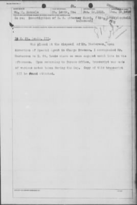 Thumbnail for Old German Files, 1909-21 > Special Investigation Concerning Alleged Misconduct of U. S. Attorney Karch (#8000-8108)