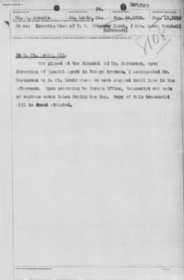 Old German Files, 1909-21 > Special Investigation Concerning Alleged Misconduct of U. S. Attorney Karch (#8000-8108)