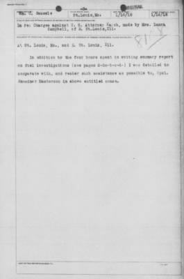 Thumbnail for Old German Files, 1909-21 > Special Investigation Concerning Alleged Misconduct of U. S. Attorney Karch (#8000-8108)