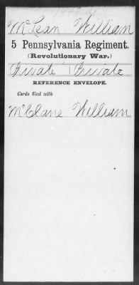 Thumbnail for William > McLean, William