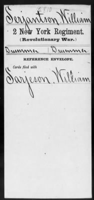 Thumbnail for William > Serjantson, William