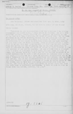 Old German Files, 1909-21 > Spy Suspect (#8000-8265)