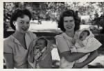 Thumbnail for Doris Pellett with baby Bill and Marion Pellett with baby Ruthie