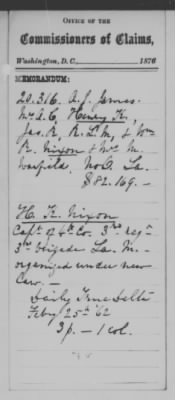 Orleans > A. C. Nixon and R. L. M. Nixon and James R. Nixon and Henry K. Nixon and Wm. R. Nixon and James W (20316)