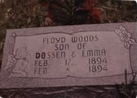 Thumbnail for Woods, Floyd son of Dossen and Emma Tombstone.jpg