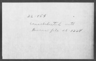 Thumbnail for Bureau Section Files, 1909-21 > [Blank] (#26854)