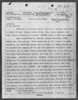 Bureau Section Files, 1909-21 > VIOLATION NATIONAL MOTOR VEHICLE THEFT ACT (#26879)