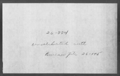 Bureau Section Files, 1909-21 > [Blank] (#26884)