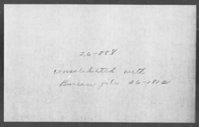 Thumbnail for Bureau Section Files, 1909-21 > [Blank] (#26888)