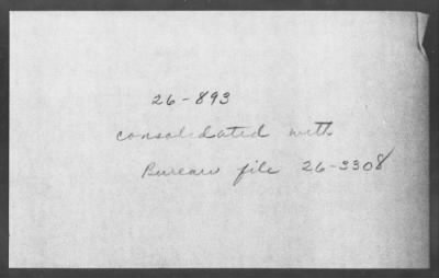 Bureau Section Files, 1909-21 > [Blank] (#26893)