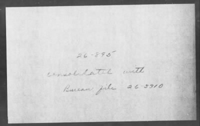 Bureau Section Files, 1909-21 > [Blank] (#26895)