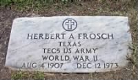 Thumbnail for Herbert Frosch Headstone