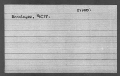 Thumbnail for Messinger > Messinger, Harry,