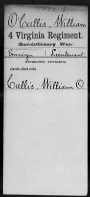 Thumbnail for William > O'Callis, William