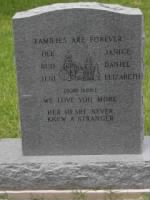 Backside of Mama's Headstone