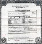 Thumbnail for Birth Certificate for Wanda Louise Anders