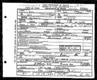 Thumbnail for Hattie Hilda Frosch Death Certificate